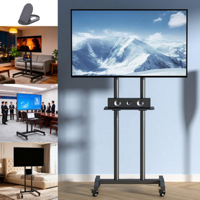 Mobile Floor Stand Tv Mount Bracket Stand Trolley Cart from B&Q