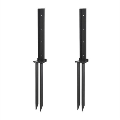  - Heavy Duty Steel Fence Post Repair Spike & Ground Anchor Kit (800mm)