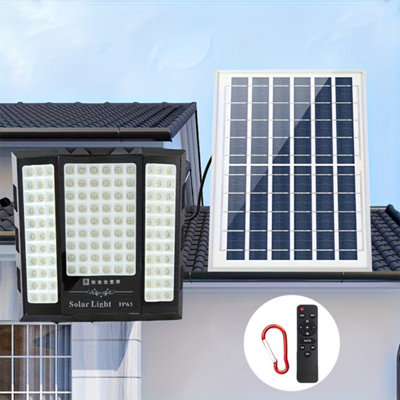 1Pc Solar Security Spotlight 480 Led Wide-Angle Motion Sensor from B&Q