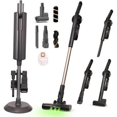 Cordless Handheld Stick Vacuum Cleaner Lightweight 18000Pa Self-Empty (Grey)   Ing Upright ( from B&Q