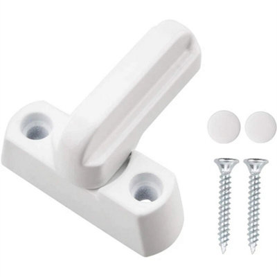 20X Window Safety Locks Upvc Door Sash Jammer Security Restrictor Lock White from B&Q