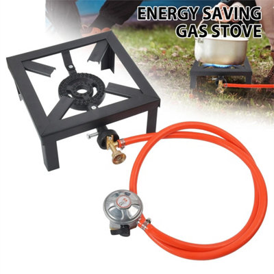 Cast Iron Gas Burner Ring Cast Iron Boiling Lpg Cooker Catering Stove 8Kw  Hose from B&Q