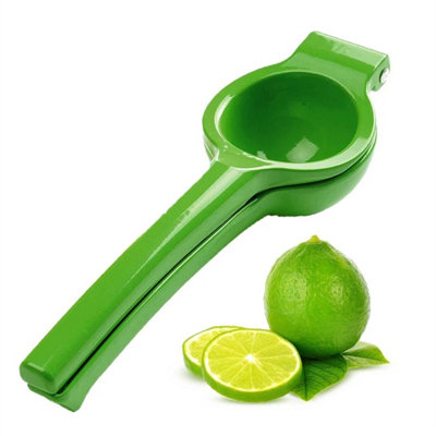  - Manual Lemon Lime Juicer Metal Heavy Duty Citrus Press Fruit Extractor Tool Green