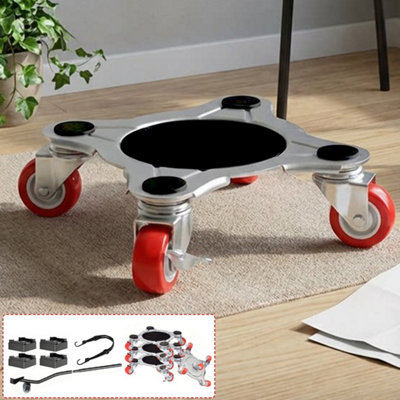  - Heavy Duty Furniture Moving Dolly With 5 X 360-Degree Swivel Wheels For Appliances & Furniture