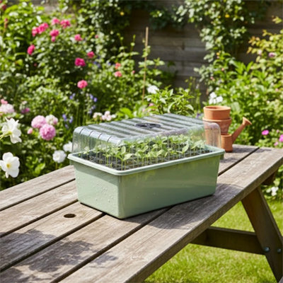 28 Cell Deep Rootrainer Plug Plant Seed Root Tray from B&Q