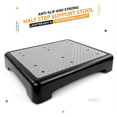 Mobility Aid Anti Slip Half Step Elderly Disability Door Walking Stool Outdoor from B&Q