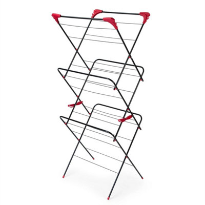  - Russell Hobbs Clothes Airer Foldable Tier Laundry Drying Rack 15M Space Portable
