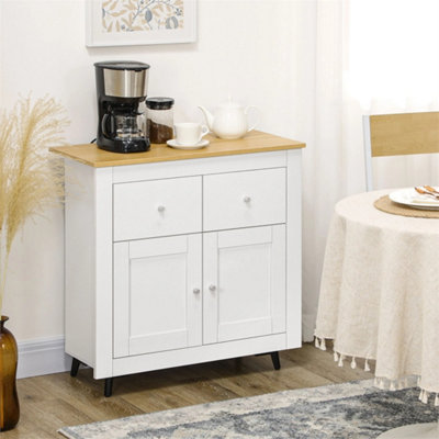  - Sideboard Storage Cabinet Freestanding Kitchen Cupboard With Drawers