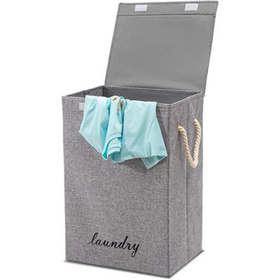 Laundry Basket Folding Bin Bag Hamper from B&Q