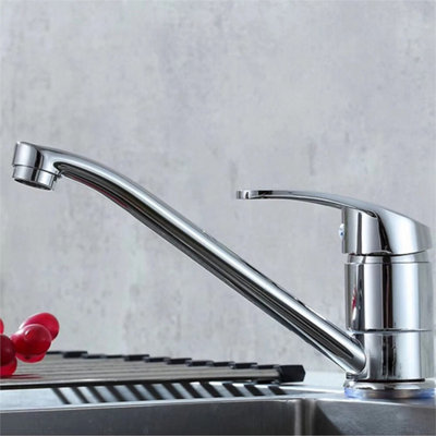  - Modern Kitchen Sink Mixer Taps Swivel Spout Single