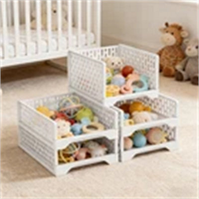 M Stackable Wardrobe Organiser Shelf Rack Closet Storage Basket Bin Drawer Unit from B&Q