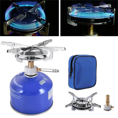 Outdoor Camping Gas Stove Mini Gas Burner Portable Cooking Stove For Picnic Bbq from B&Q