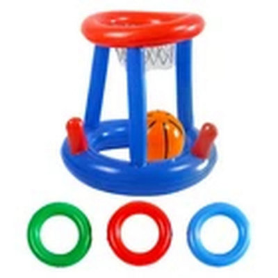 Inflatable Floating Basketball Hoop & Ring Toss Water Game For Pool & Garden Fun from B&Q