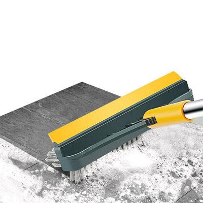 Floor Scrub Brush With Squeegee Mop from B&Q