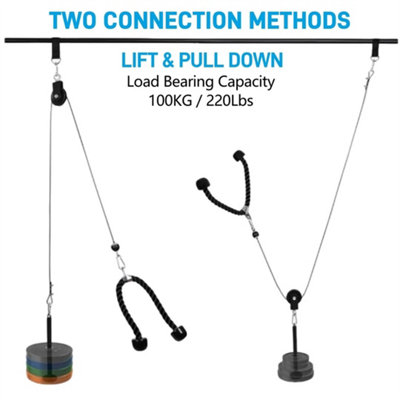 Weight Pulley System Cable For Lat Pull Down Biceps from B&Q