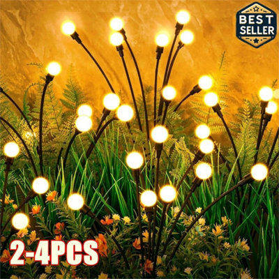  - 4Pack Swaying Led Solar Powered Garden Lights