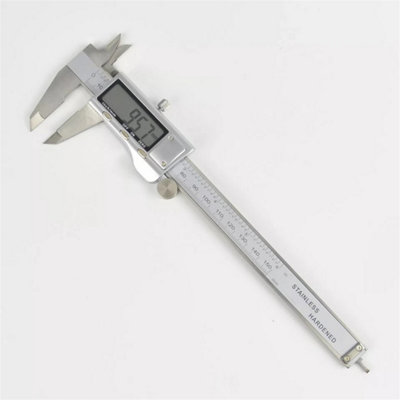 Metal 6 Inch Digital Vernier Caliper 150mm Stainless Steel from B&Q
