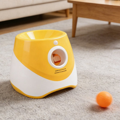Automatic Dog Ball Launcher & ThrowerInteractive Pet Play With Adjustable Distance from B&Q