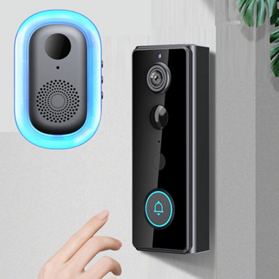 Wireless Wi-Fi Smart Video Doorbell With ChimeIp65 Weatherproof & Tuya App Control from B&Q