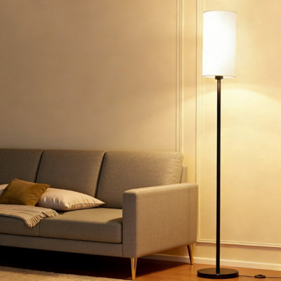  - Modern Dimmable Led Floor Lamp With Magnetic Remote & 3 Colour Temperature Settings173Cm