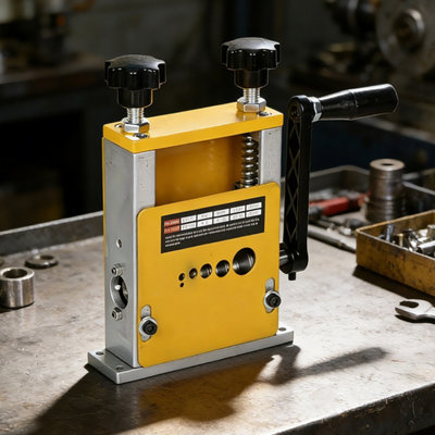 Diy Hand-Cranked Dual-Drive Multi-Hole Wire Stripper For Copper Cable & Electrical Repairs from B&Q