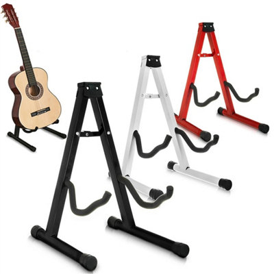 Metal Folding Guitar Stand Electric Music Acoustic