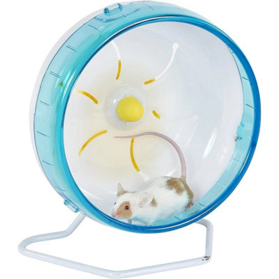 Silent Spinner WheelFor Mice And Hamster Dwarf Gerbils 17Cm from B&Q