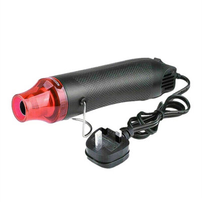 300W Handheld Hot Air Gun Portable Mini Heat Gun For Diy Crafts Shrink Wrapping from B&Q