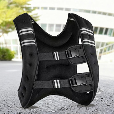 10Kg Adjustable Weighted Vest For Fitness & Strength Training from B&Q