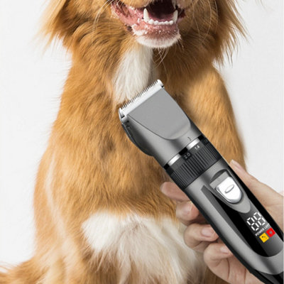 Professional Cordless Quiet Pet Hair Clipper & Grooming Set from B&Q