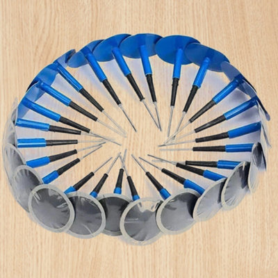 24X Universal Mushroom Tyre Puncture Repair Plugs Kit For CarBike & Suv Tyres from B&Q