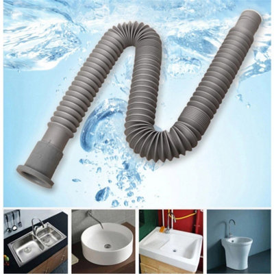 5 Pack Collapsible Flexible Caravan Motorhome Drainage Waste Pipes from B&Q