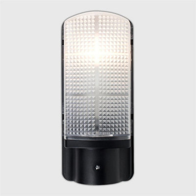 No Bulb Outdoor Wall Light Dusk Til Dawn Sensor Garden Security Bulkhead Lighting from B&Q