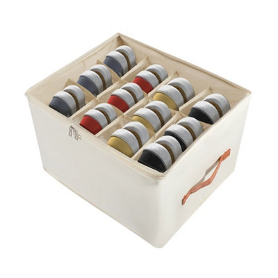 1 Pc Foldable Shoe Storage Box For Closet Organiser With Clear Lids For Wardrobe