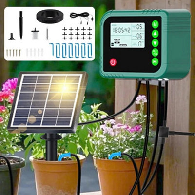  - Solar Powered Automatic Drip Irrigation Watering System
