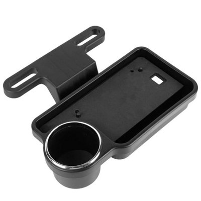  - Foldable Car Headrest Tray Cup & Phone Holder