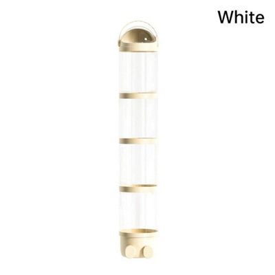  - White 162Cm Clear Stuffed Animal Storage Tube Extra Tall Vertical Plush Toy Organizer