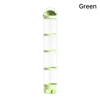  - Green 162Cm Clear Stuffed Animal Storage Tube Extra Tall Vertical Plush Toy Organizer