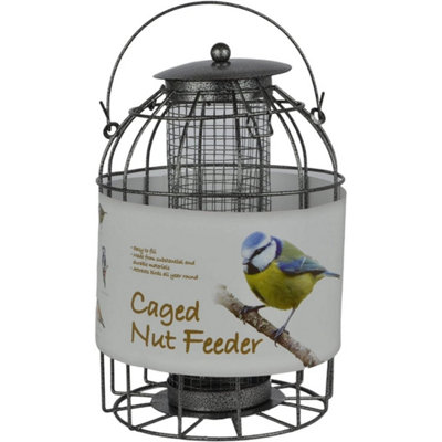  - Bird Peanut Feeder Squirrel Proof Wild Bird Care Feed Garden Hanging
