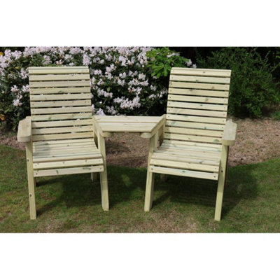  - Wooden Garden Chairs/ Wooden Love Seats/ Companion Set/ Garden Chair No Cushions