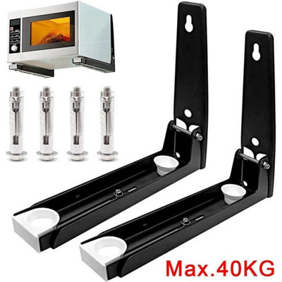  - Adjustable Wall Mount Oven Microwave Shelf