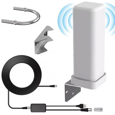 B&Q 6000 Miles Hdtv 1080P Outdoor Hd 4K Digital Tv Antenna  Signal Amplified
