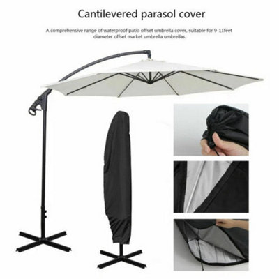  - S- 205X25-50Cm Parasol Banana Umbrella Cover Waterproof Cantilever Outdoor Garden Patio