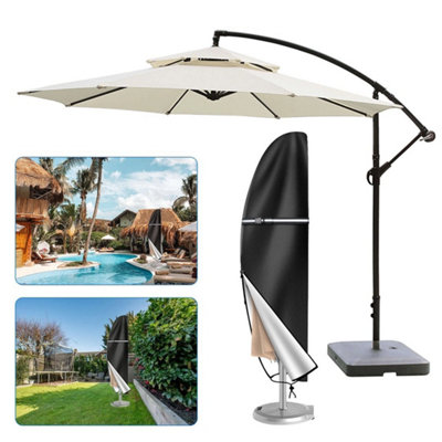  - 280Cm Parasol Banana Umbrella Cover Waterproof Outdoor Garden Patio Beach Shield