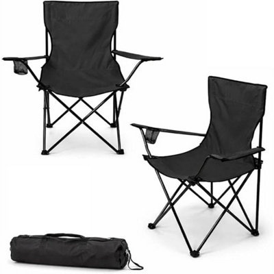 B&Q Camping Chairs Portable Folding Lightweight Outdoor Garden Beach Picnic Chair