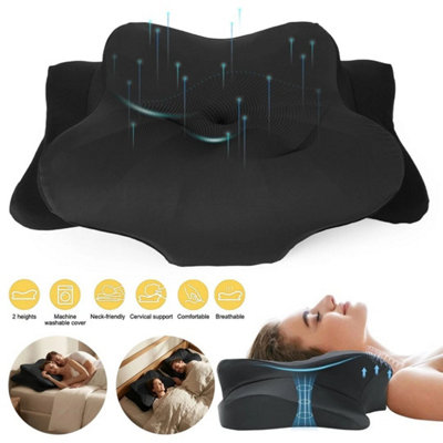  - Ergonomic Memory-Foam Pillow For Neck Shoulder Pain Relief Sleeping Side Sleeper