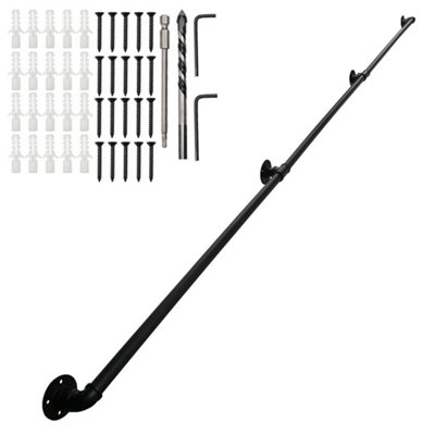  - Handrail Stair Rail Grab Balustrade Metal Staircase Banister Bar 300