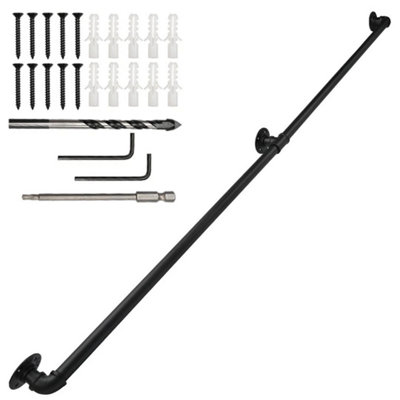  - Handrail Stair Rail Grab Balustrade Metal Staircase Banister Bar 200
