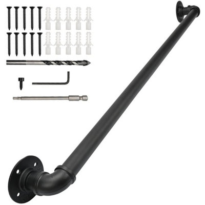  - Handrail Stair Rail Grab Balustrade Metal Staircase Banister Bar 100