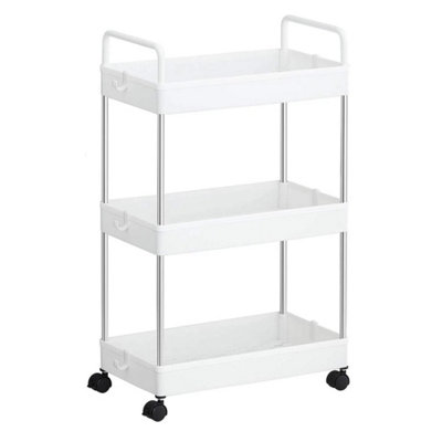  - 3 Tier Storage Trolley Cart On Wheels Kitchen